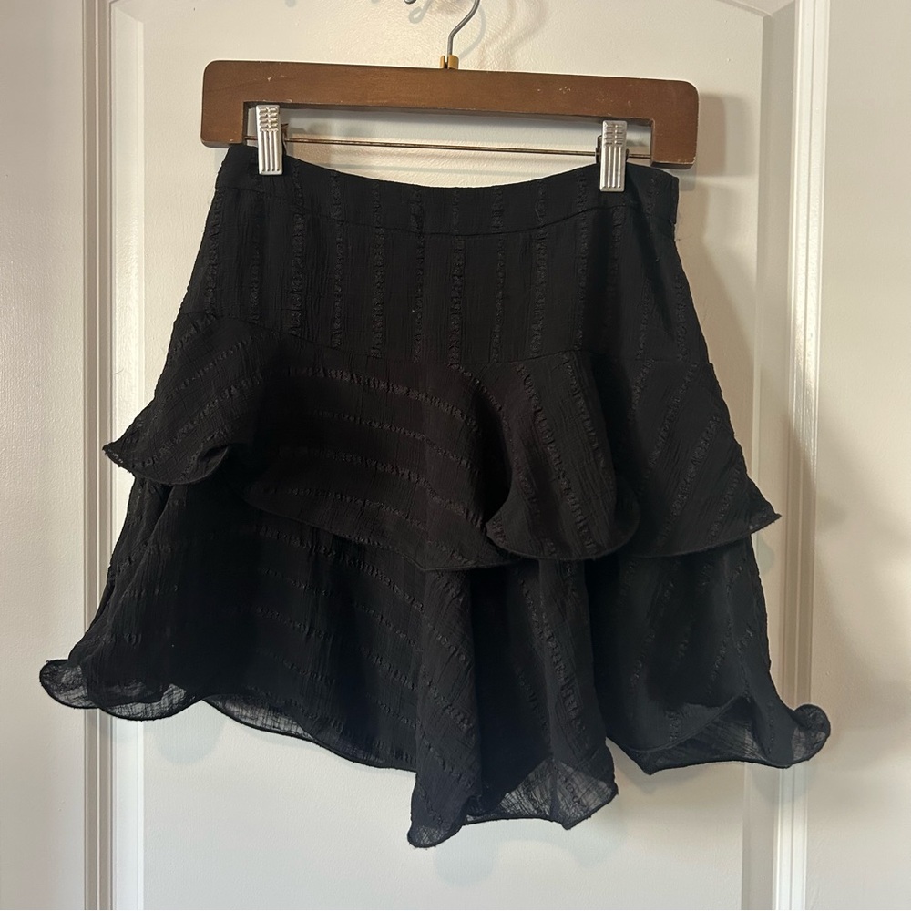 DO+BE Black Layered Skirt